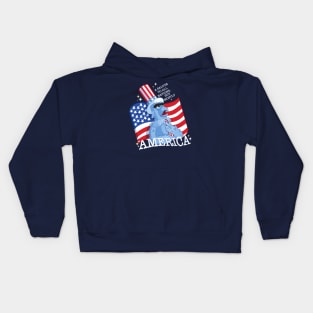 Salute to all Nations Kids Hoodie